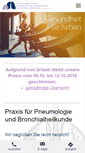 Mobile Screenshot of pneumologe-gessner.de